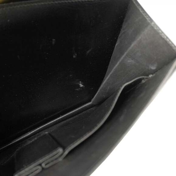 Hermes Hermès Vasco Box Calf Handbag, Black, with 〇Q Stamp, Women's - Picture 11 of 14